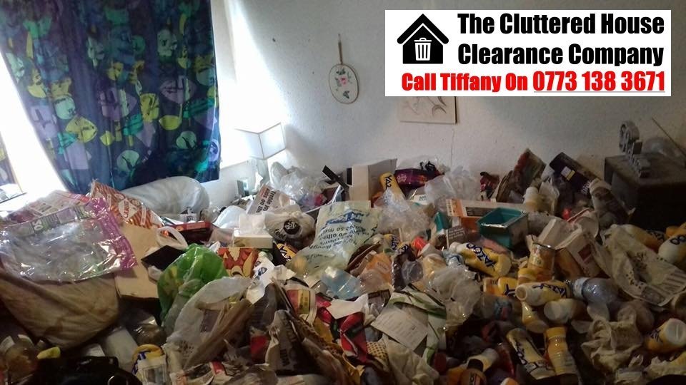 Hoarded house clearance specialists: Clearing a hoarder's house in the UK.