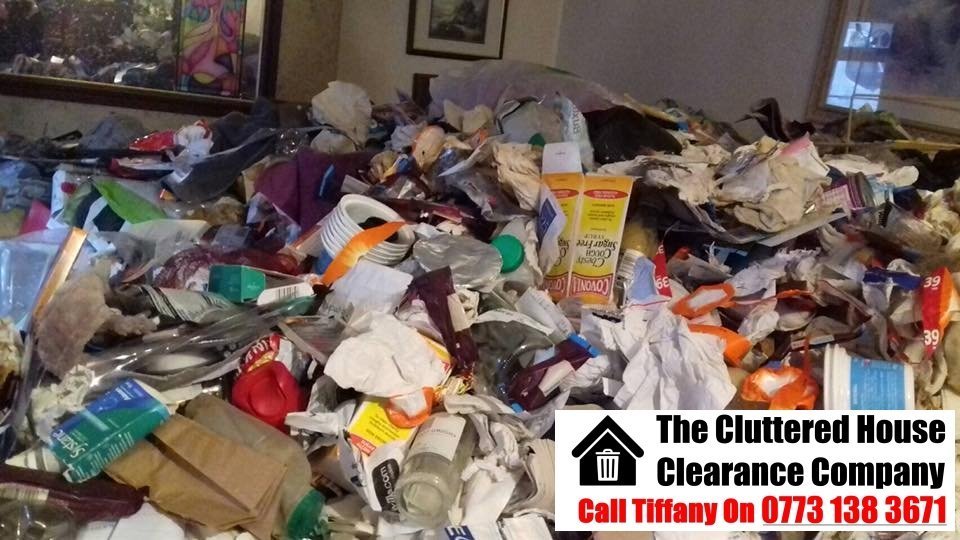 Hoarded house clearance specialists: Clearing a hoarder's house in the UK.