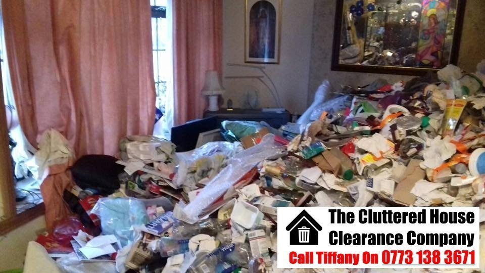 Hoarded house clearance specialists: Clearing a hoarder's house in the UK.