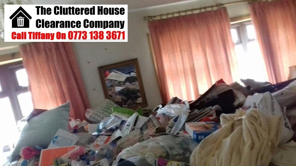 Hoarded house clearance specialists: Clearing a hoarder's house in the UK.