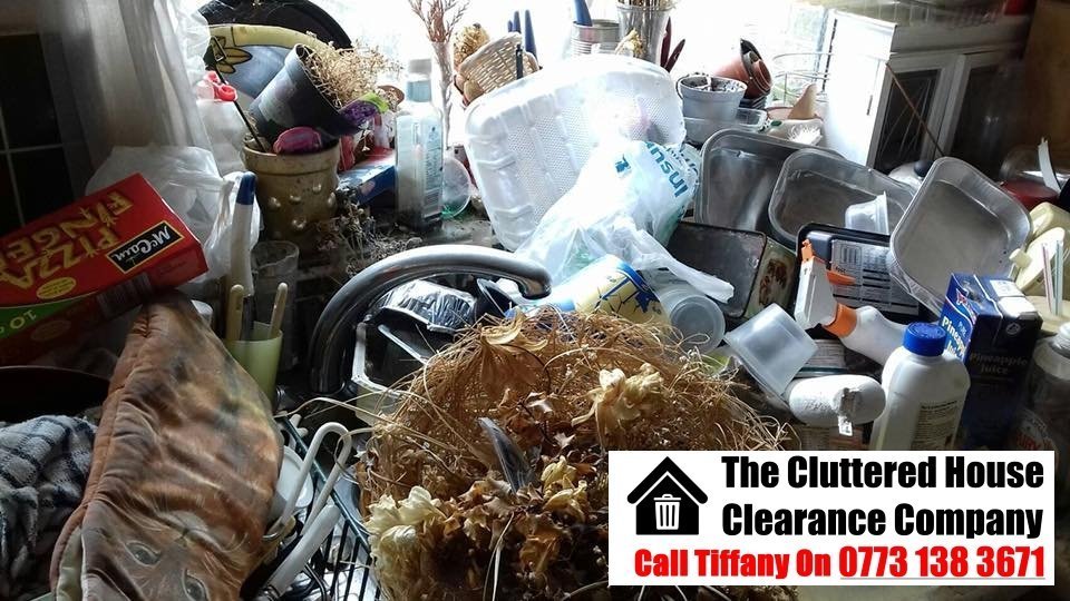 Hoarded house clearance specialists: Clearing a hoarder's house in the UK.